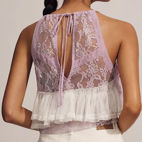 Anthropologie Forever That Girl Ruffle Tank Top - Picture 2 of 10